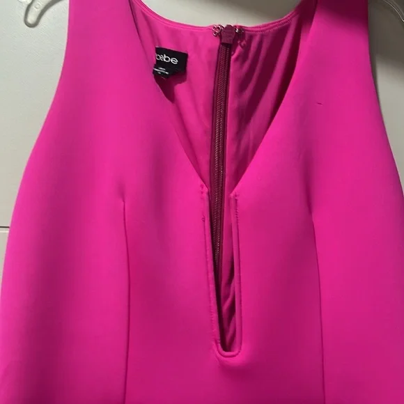 Bebe Hot Pink Sleeveless Dress - Picture 4 of 10